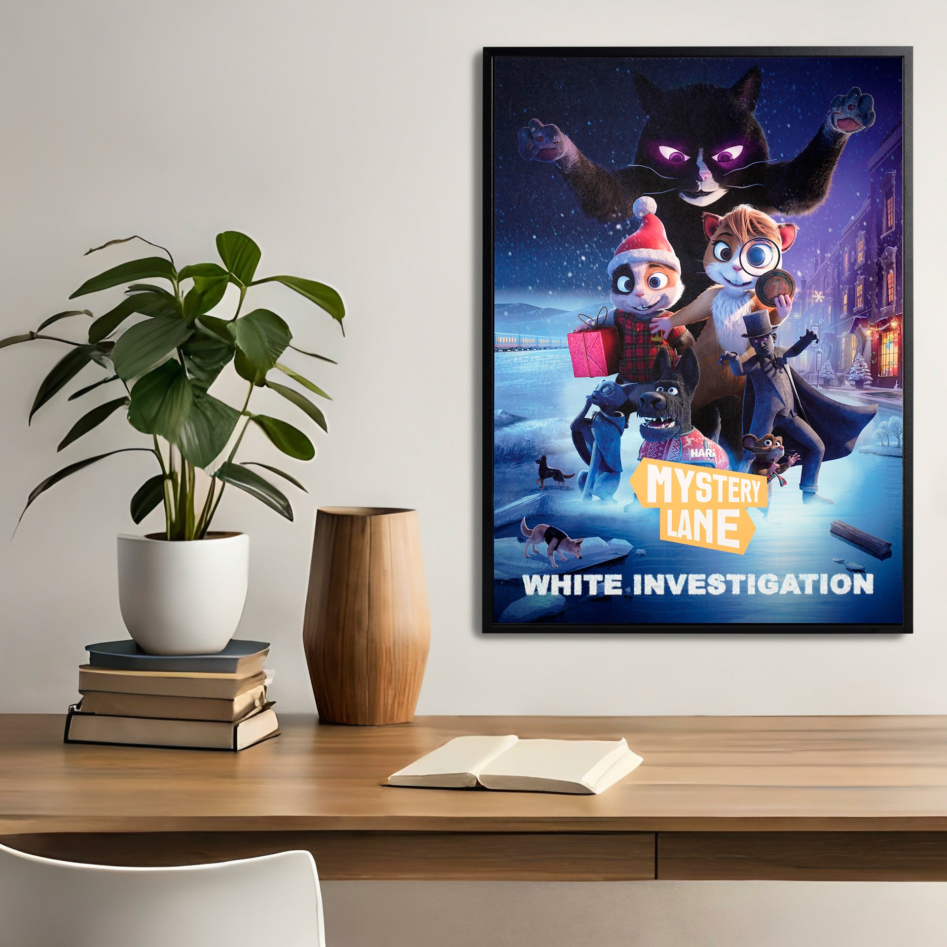 Poster Mystery Lane "Enquête Blanche" (format A3)