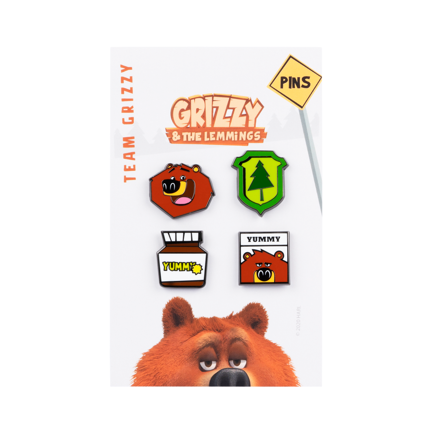 Pins-PACK-Grizzy