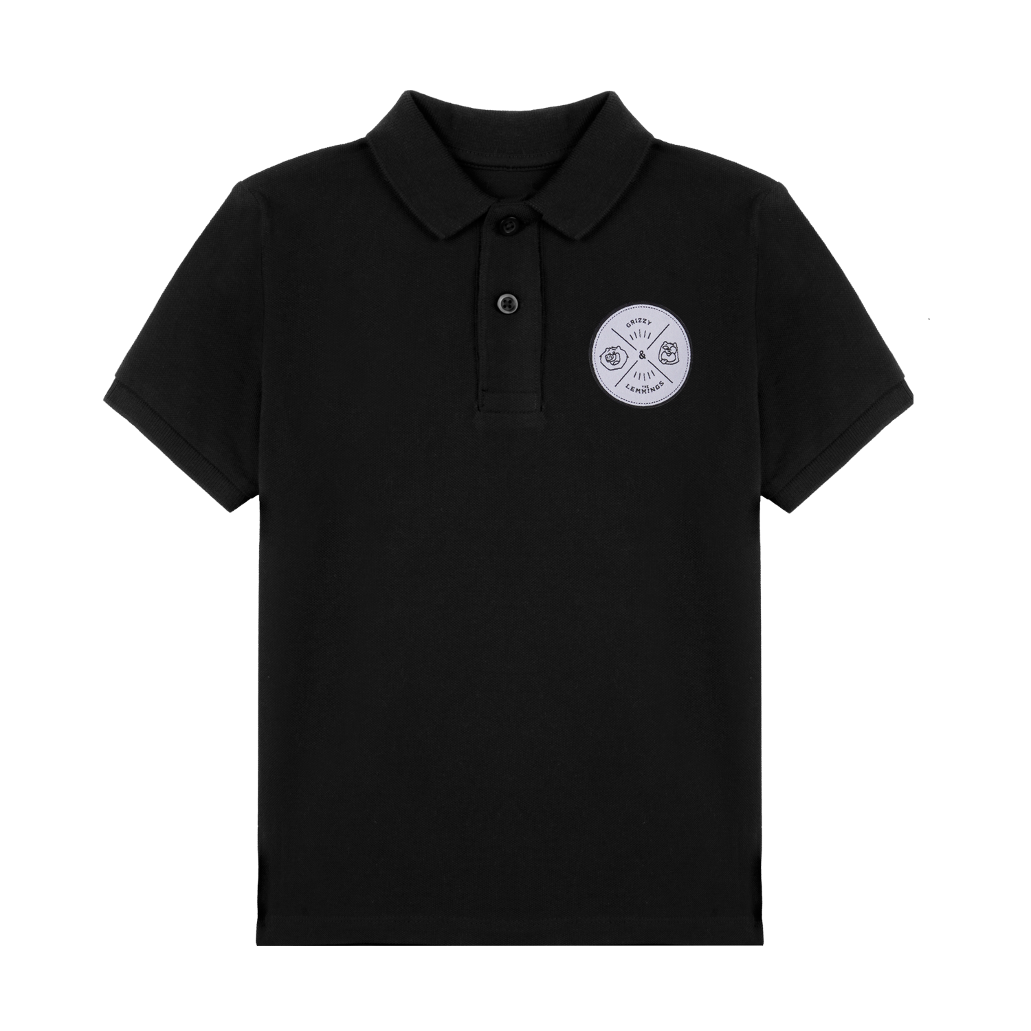 Polo-Grizzy-&-Lemmings-noir