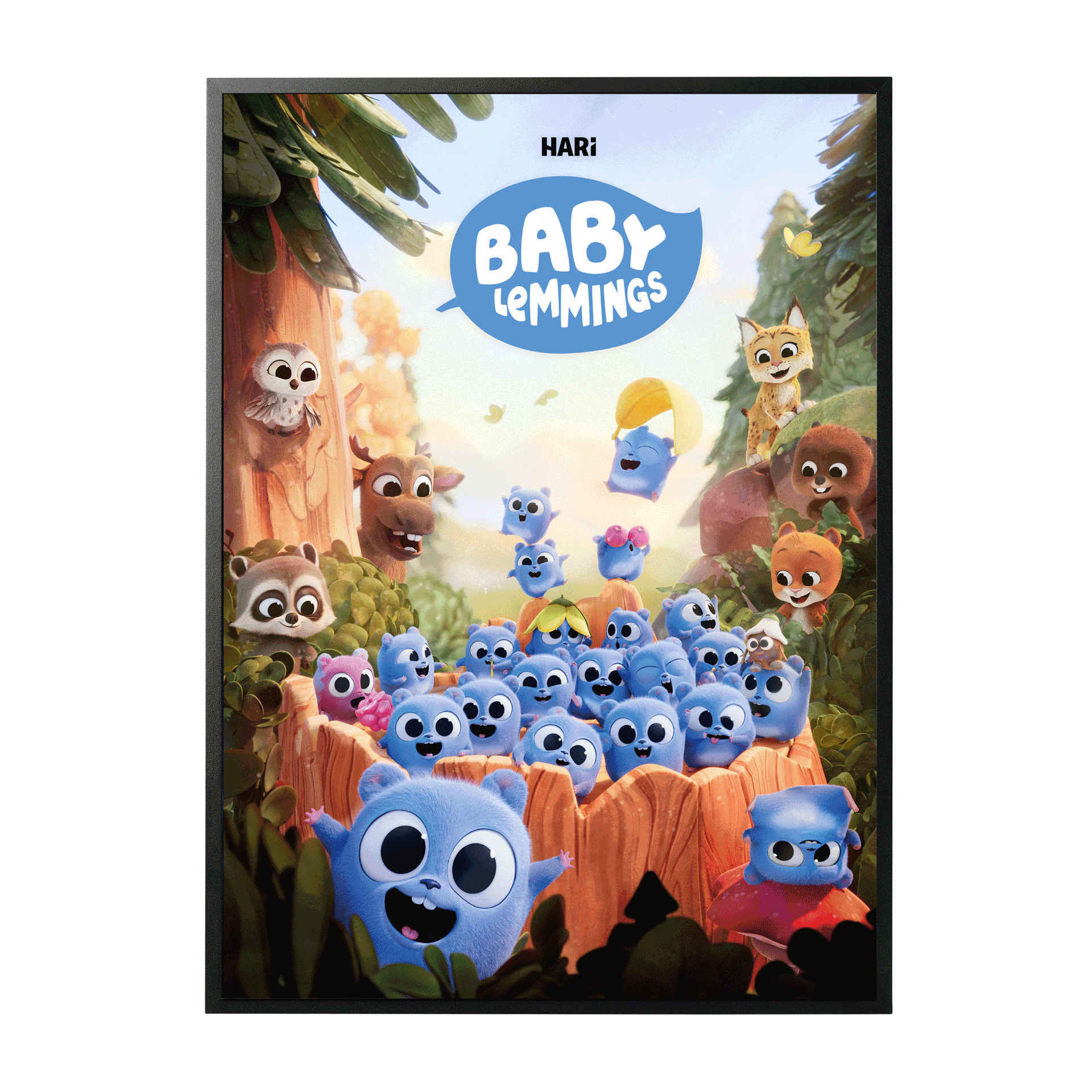 Poster Bébé Lemmings (format A2)