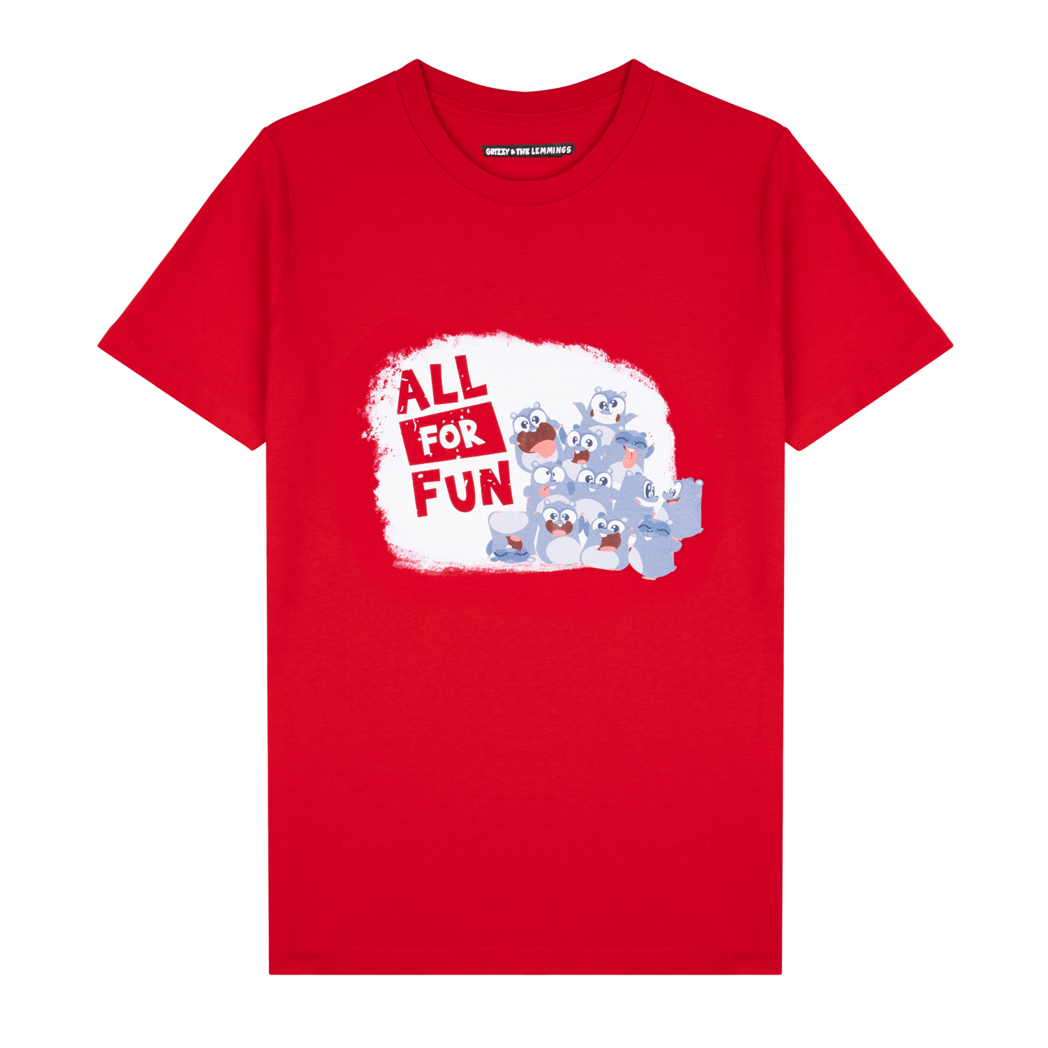 T-shirt-All-for-fun-rouge