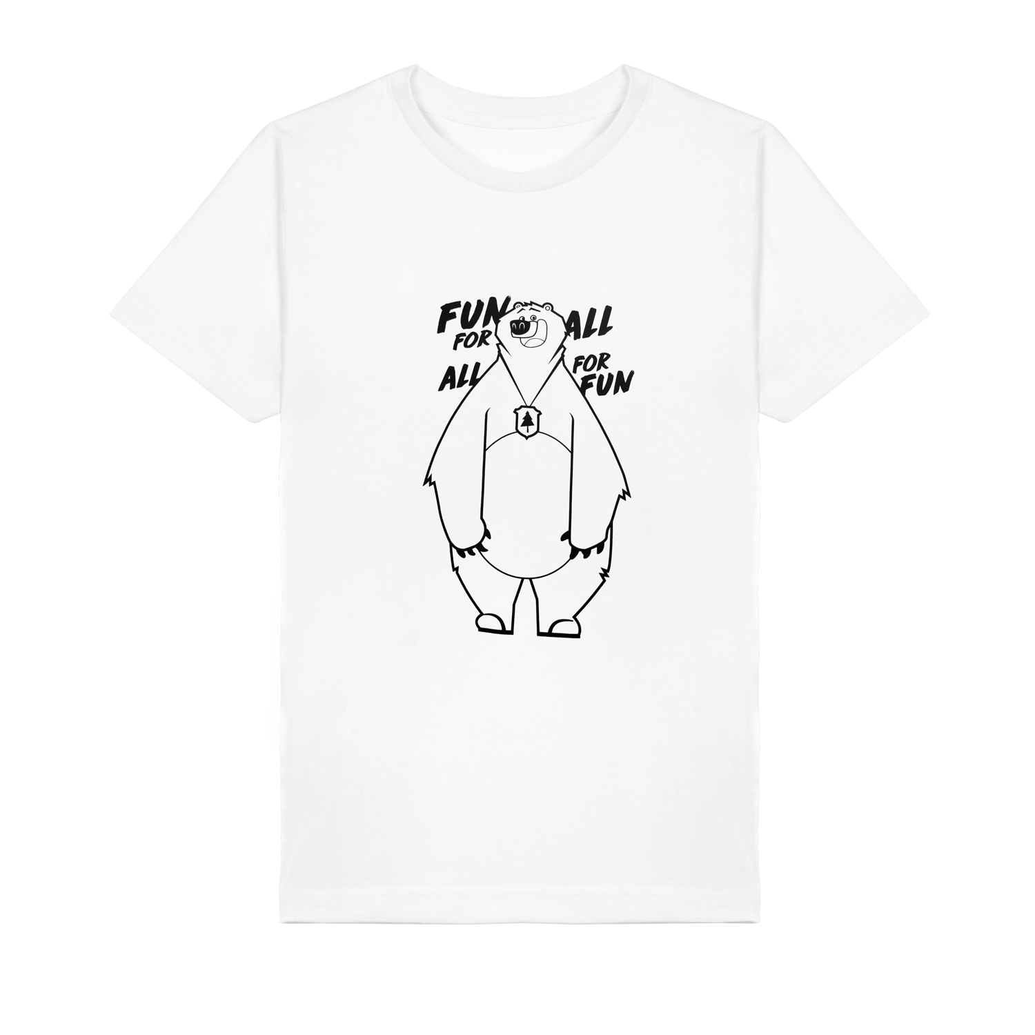 T-shirt-Fun-for-all-blanc